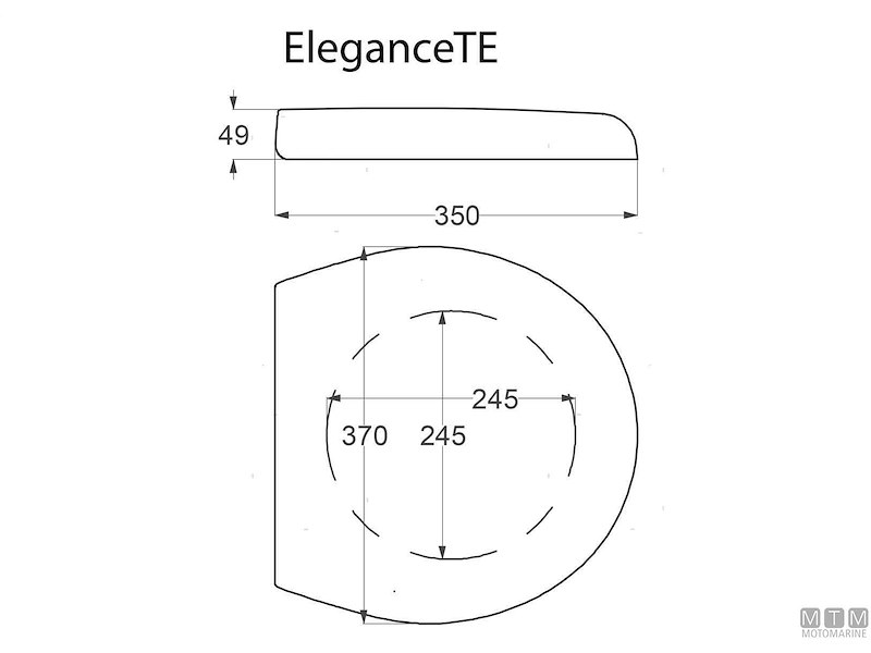Toilet Tecma Elegance 2G - Serie Flexi