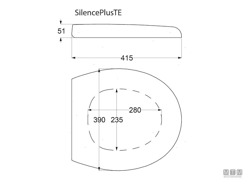 Toilet Tecma Silence Plus 2G - Serie Flexi