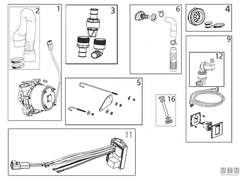 Ricambi per Toilet Serie Compact