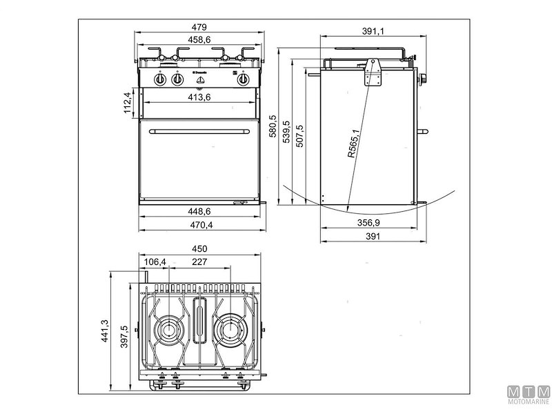 Cucine con Forno Dometic