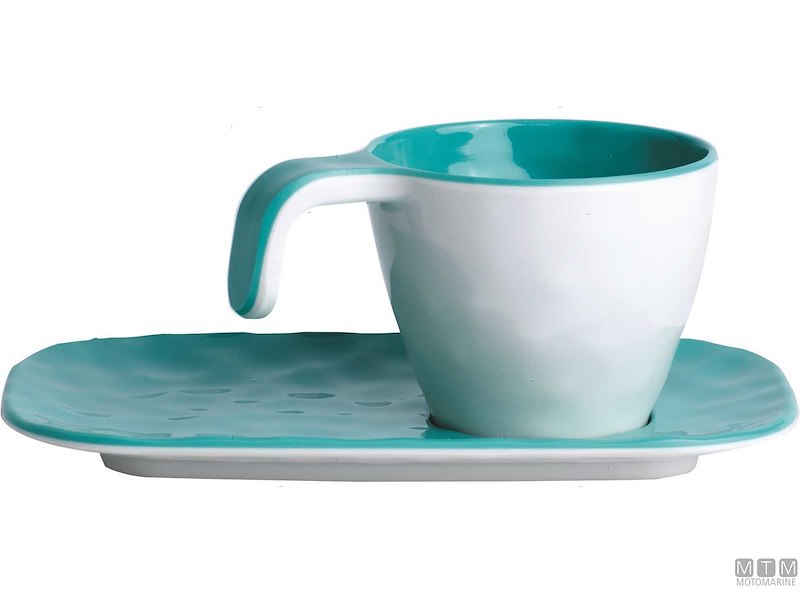 SET TAZZE CAFFE+PIATTINO MB H.AQUA 