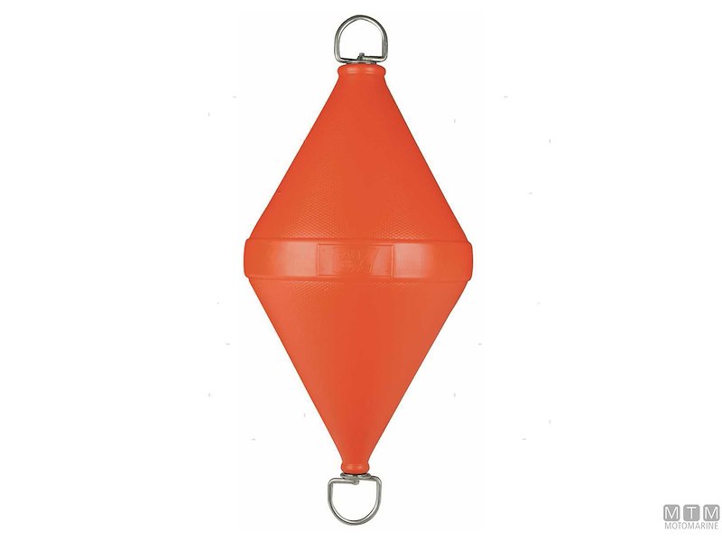 Boa Biconica con Asta Passante in Acciaio Inox 