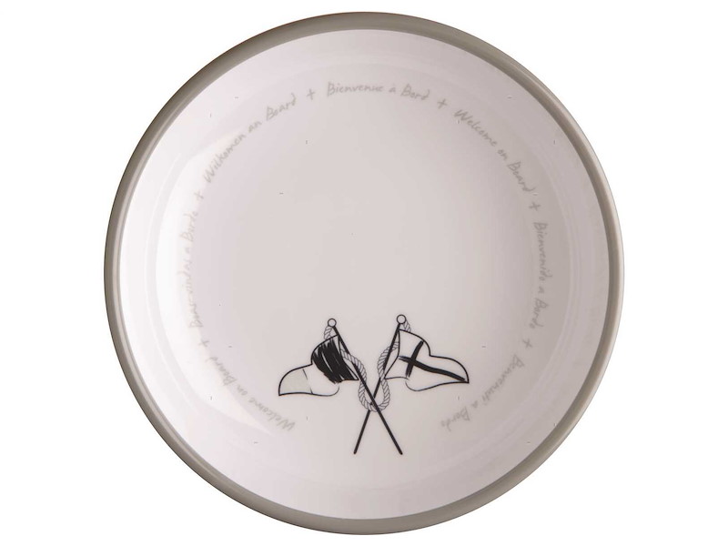 SET PIATTI FONDO MB WELCOME 