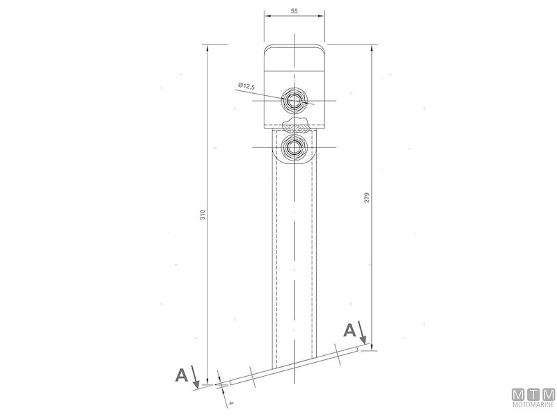 STAFFA FISSAGGIO FERMAPRUA 