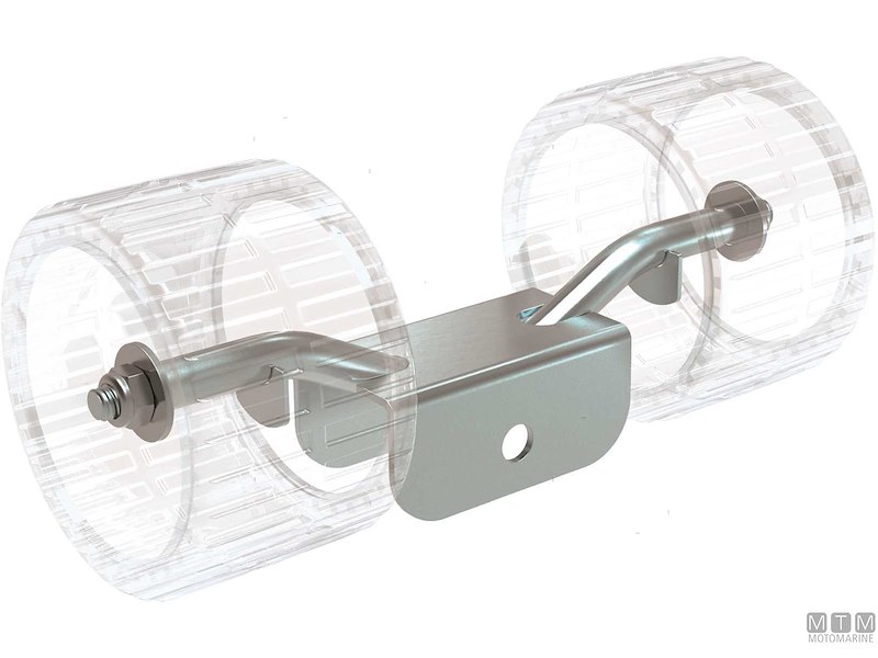 STAFFA RULLO LATERALE DOPPIO 