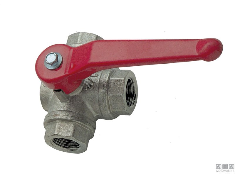 Valvola a Sfera a 3 Vie in Ottone