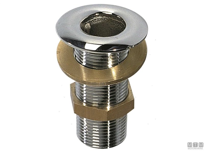 Scarico Filettato in Ottone Cromato