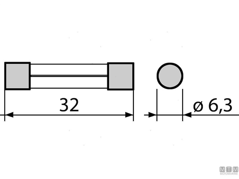 Fusibili in Vetro 6.3x32 mm