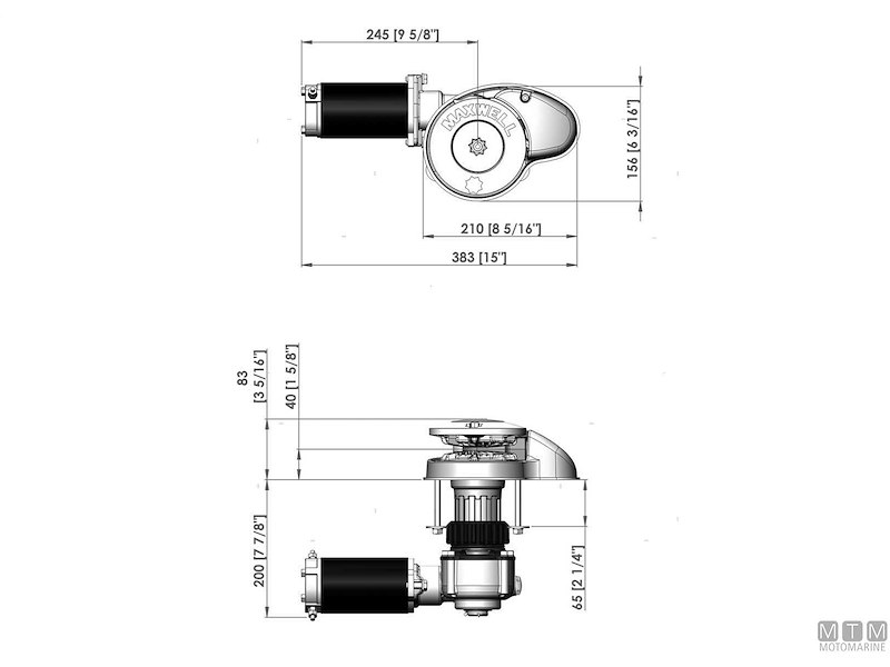 Verricello Salpa Ancora Maxwell RC8