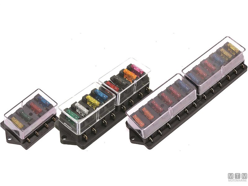 Scatola Porta Fusibili Lamellari Unival Inline