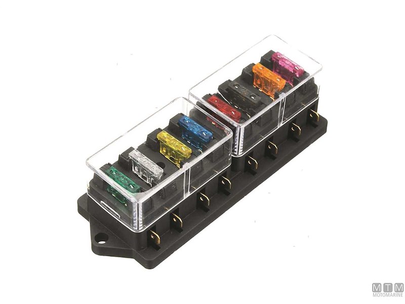 Scatola Porta Fusibili Lamellari Unival Inline