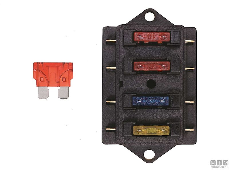 Scatola Porta Fusibili Lamellari Unival Inline