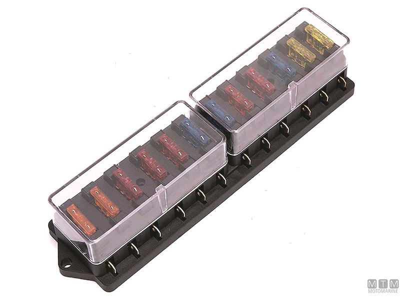 Scatola Porta Fusibili Lamellari Unival Inline