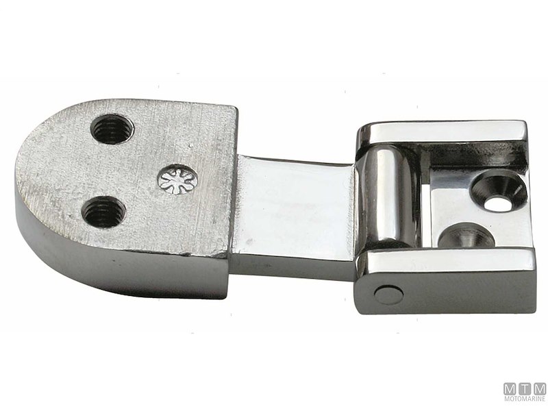 CERNIERA PER PORTELLI 57X30MM INOX 