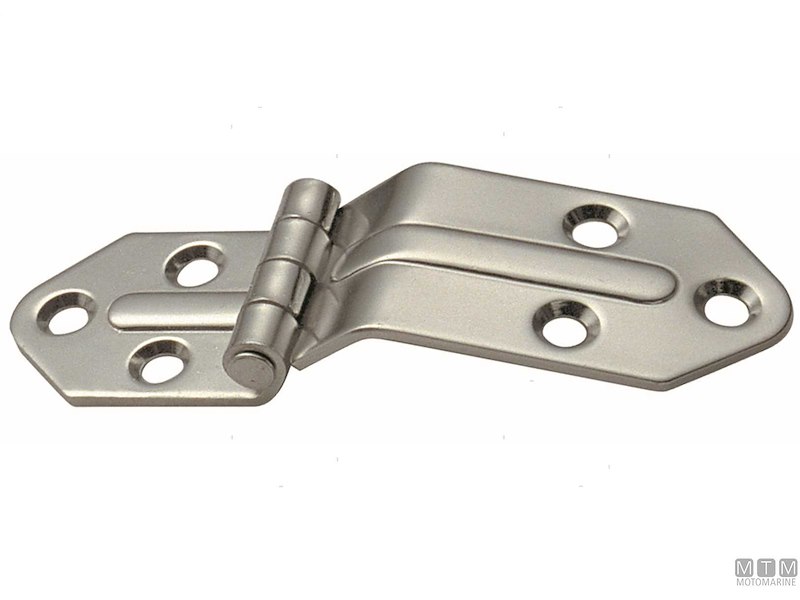 CERNIERA OFFSET BASSA 40X50/81MM INOX 