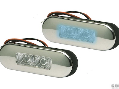 Luce Impermeabile LED Elliptic Flush Inox