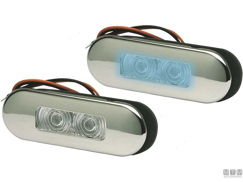 Luce Impermeabile LED Elliptic Flush Inox