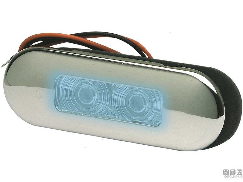 Luce Impermeabile LED Elliptic Flush Inox