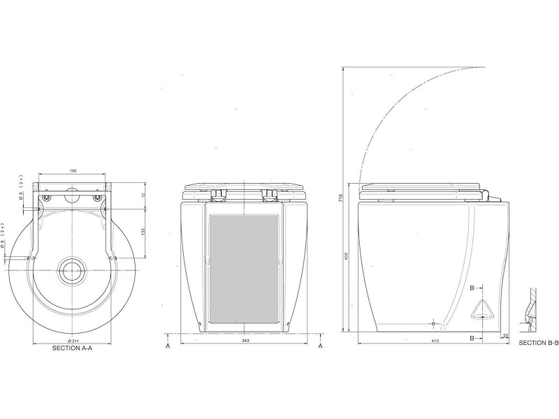 WC - Toilet Elettrica Ocean Laguna Silent
