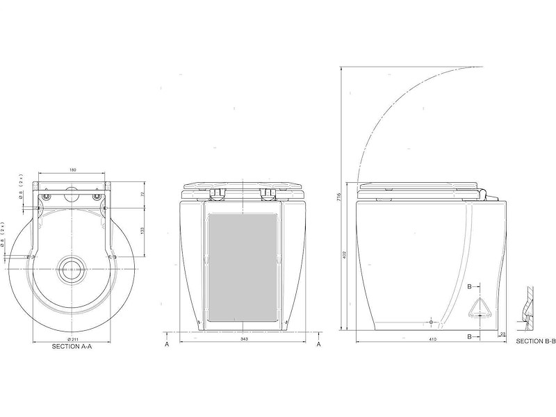 WC - Toilet Elettrica Ocean Laguna Silent