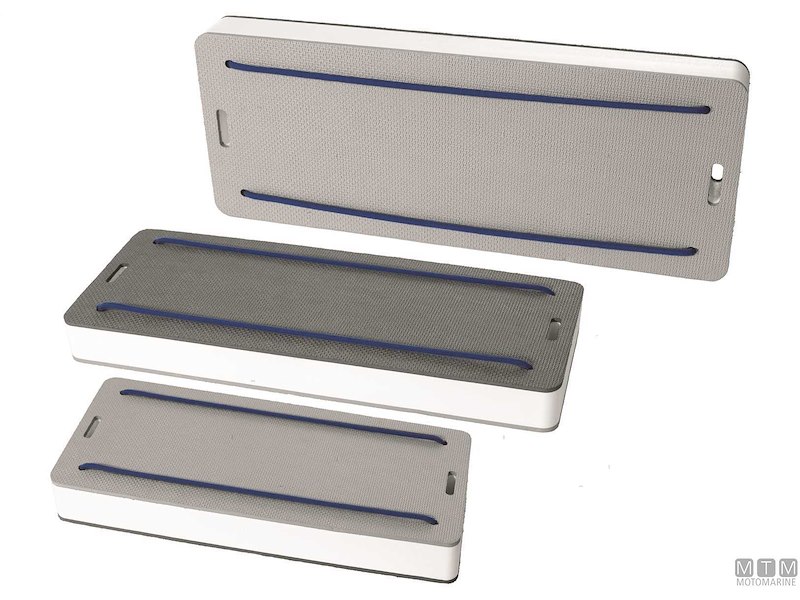 Parabordi Piatti Flat Fenders Grey