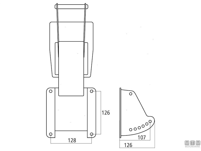 Supporto Motore a Pantografo 20HP