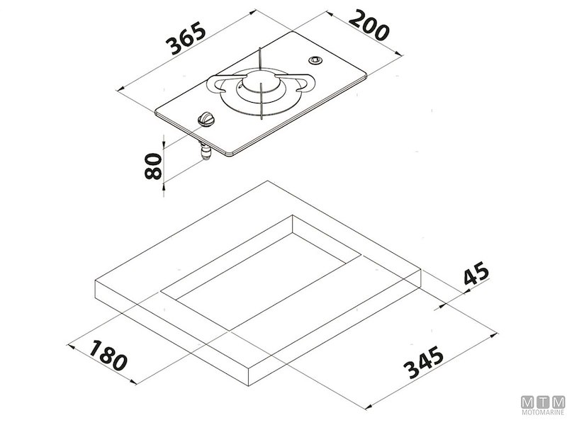 Fornello 1 Fuoco Chrystal 1