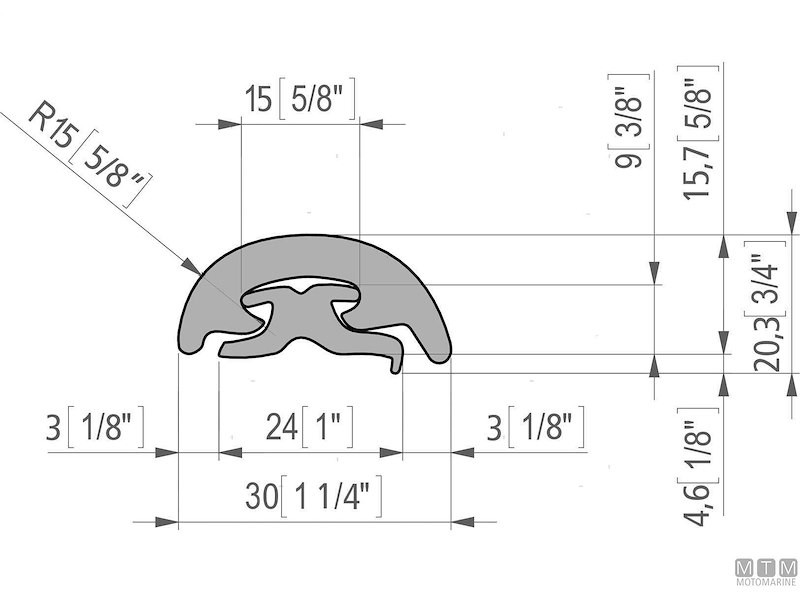 Bottazzo Profilo Parabordo Radial