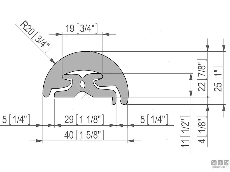 Bottazzo Profilo Parabordo Radial