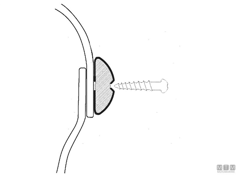 Bottazzo Profilo Parabordo Sphaera in Acciaio Inox
