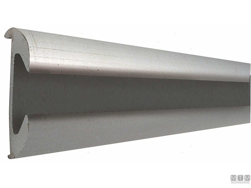 Bottazzo Profilo Parabordo con Supporto in Alluminio Anodizzato 