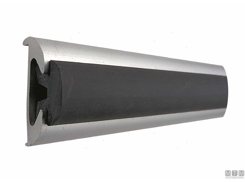 Bottazzo Profilo Parabordo con Supporto in Alluminio Anodizzato 