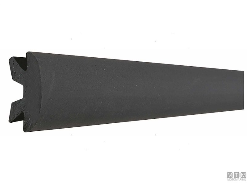 Bottazzo Profilo Parabordo con Supporto in Alluminio Anodizzato 