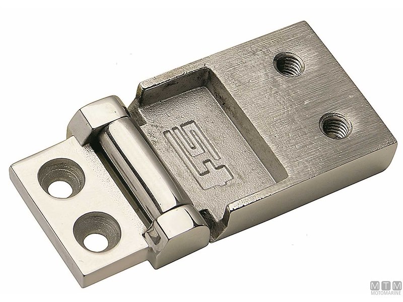 CERNIERA A FILO ECC 45X30MM INOX 