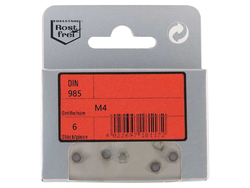 Dadi Esagonali Autobloccanti DIN 985