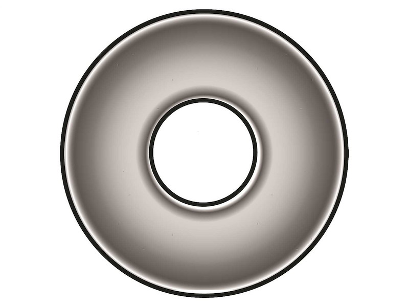 Rondelle Piane 3 Volte il Foro DIN 9021