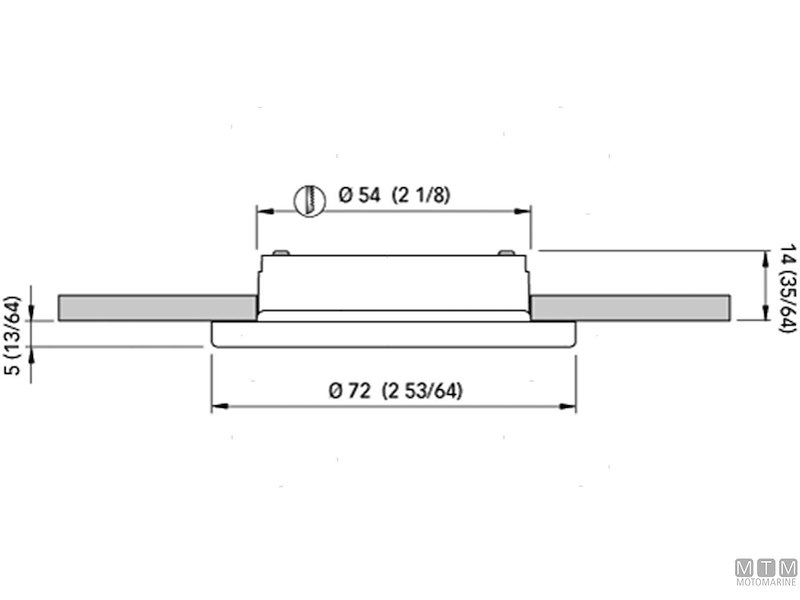 Faretto Ted Touch IP66