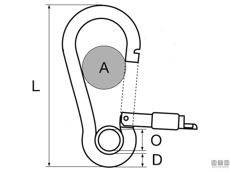 Moschettone Kong Out Lock Eye