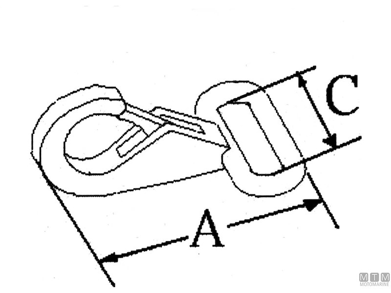MOSCHETTONE PASSACINGHIA INOX 