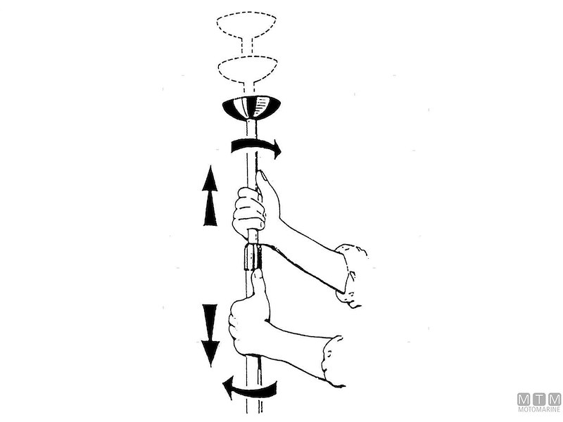 Aste di Sostegno Telescopica per Teli