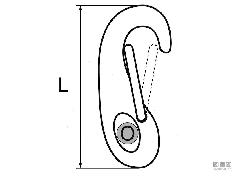 Moschettone da Fiocco Chiuso MTM