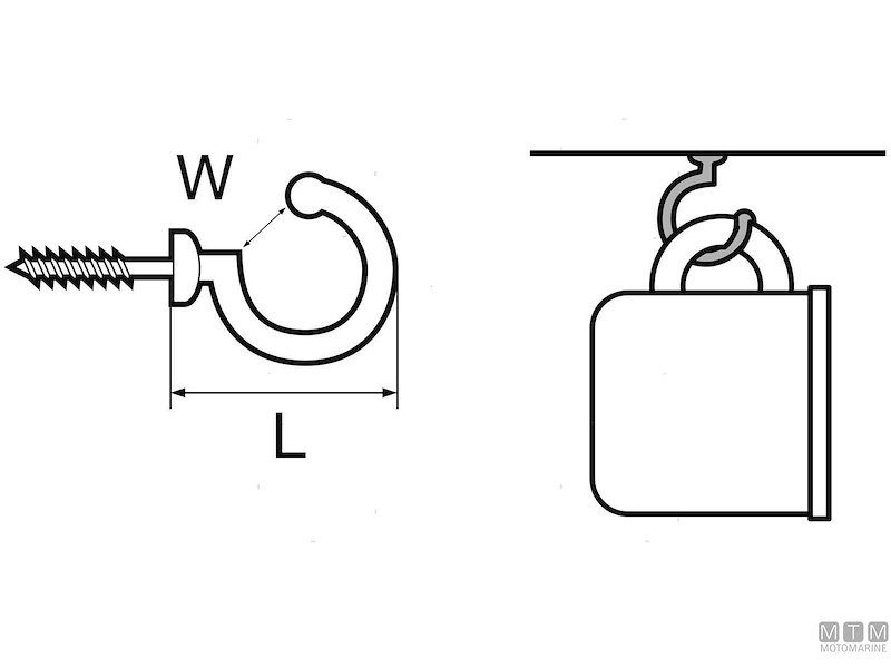Gancetto Porta Tazze