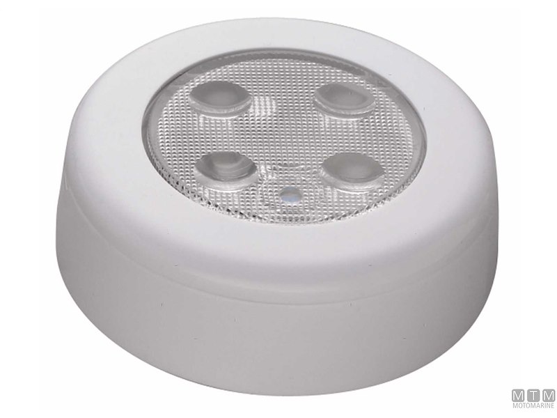 PLAFONIERA PUSH-ON 4LED 12/24V DOME LIGHTS COMPACT 2R 4LED