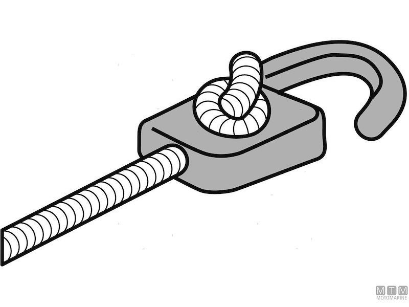 Gancetto Bianco per Elastici