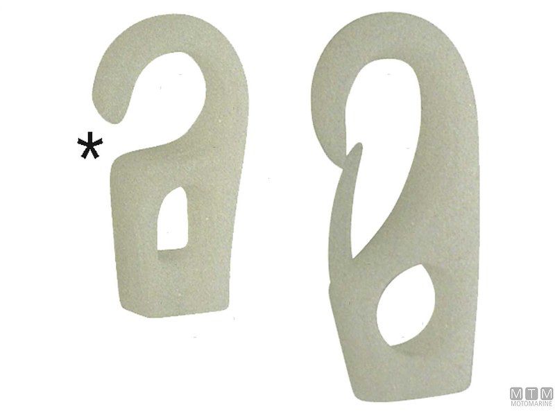 Gancetto Bianco per Elastici