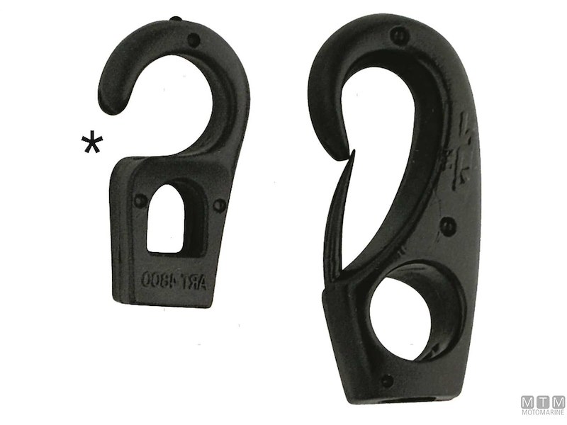 Gancetto Nero per Elastici