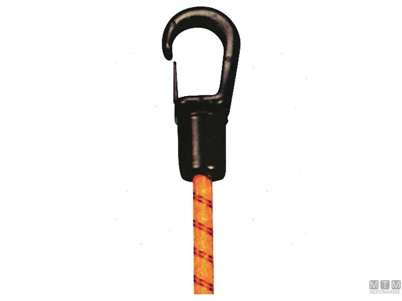 Gancetto Autobloccante Nero per Elastici