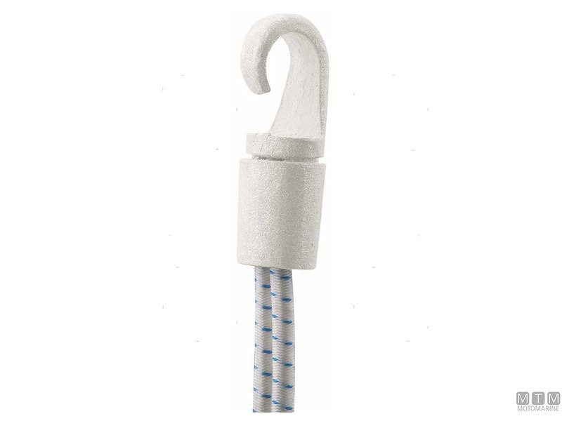 Gancetto Autobloccante Bianco per Elastici