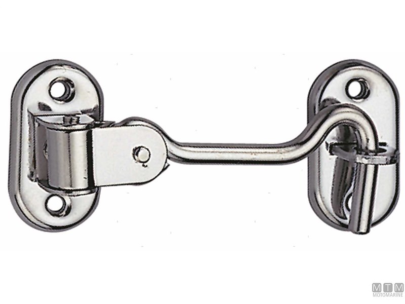 GANCIO FERMAPORTE SNODO 100MM INOX 