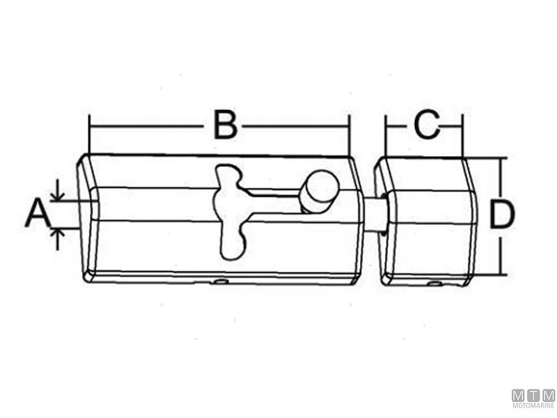Catenaccio a Molla Tmarine Inox